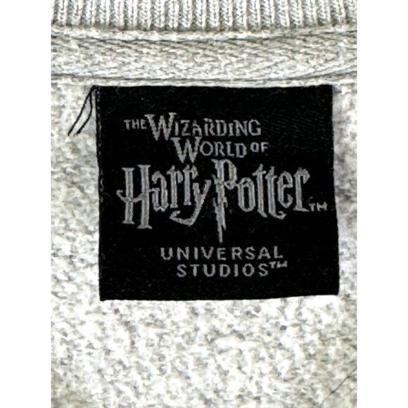 Harry Potter Hufflepuff Size Mediun Sweatshirt Grey Ore-owned - Picture 5 of 9